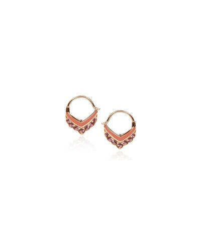 hypnotic. earrings pink tourmaline
