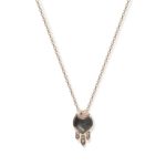 Abondance necklace greymother of pearl Small