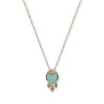 Abondance necklace turquoise Small