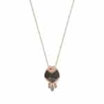 Abondance necklace grey mother of pearl