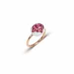 Hypnotic Ring pink tourmaline pink sapphire classic
